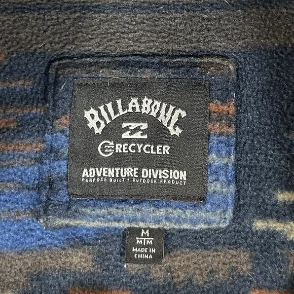 Billabong Recycler Adventure Division 1/4 Zip Sweater Men's Medium Aztac Print - Picture 3 of 11